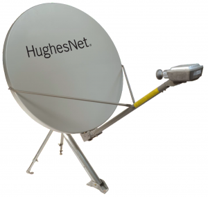 HughesNet HT2000W .98m 1 watt Gen5 High Speed Satellite Internet System with Mount & FREE Cable